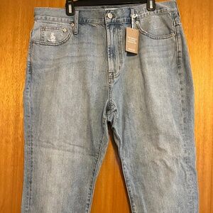 Madewell Petite Perfect Vintage Jean in Fitzgerald Wash - Size 33 (NWT)